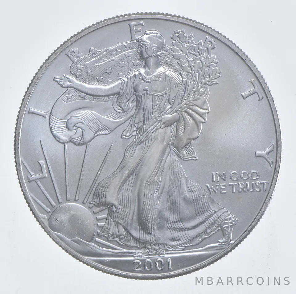 Better Date 2001 American Silver Eagle 1 Troy Oz .999 Fine Silver *209