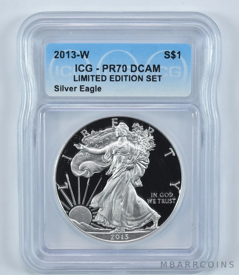 2013-W American Silver Eagle Limited Edition Set PR70 DCAM ICG