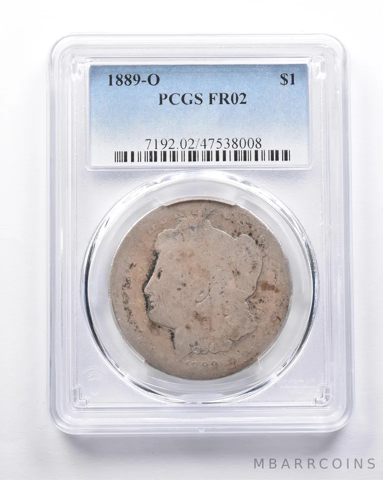 FR02 1889-O Morgan Silver Dollar PCGS Low Ball *6964