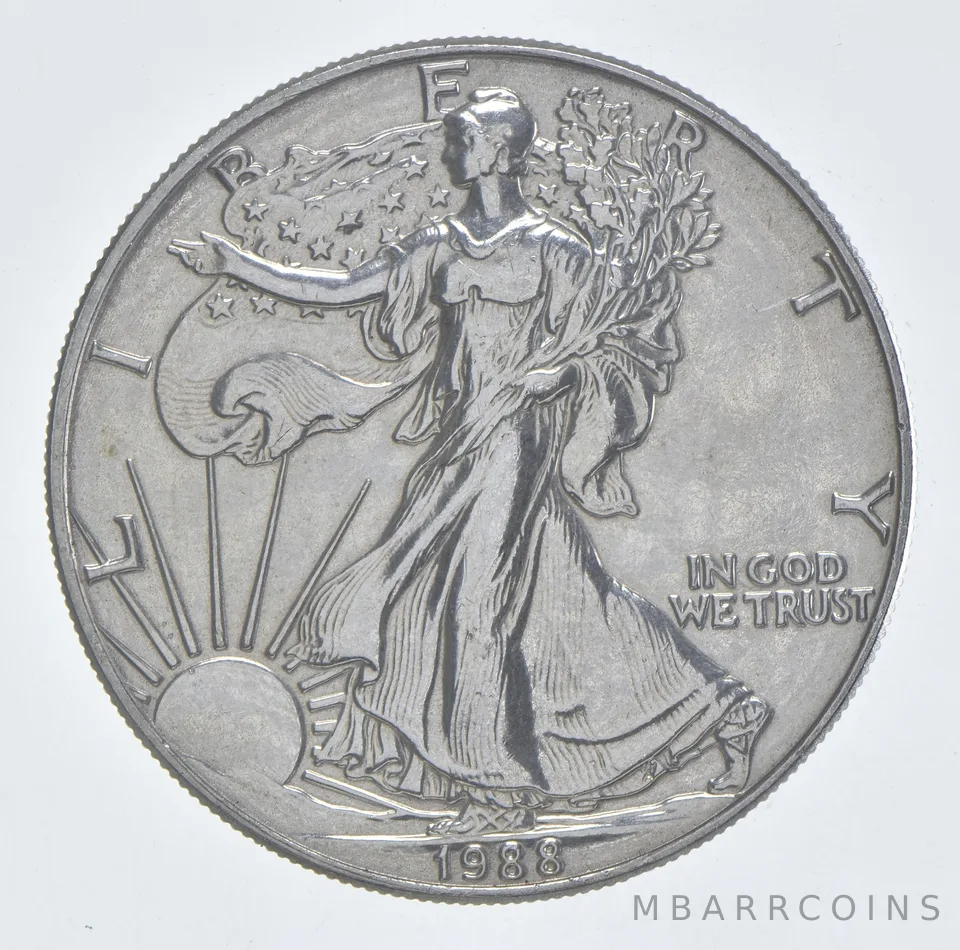 Better Date 1988 American Silver Eagle 1 Troy Oz .999 Fine Silver *148