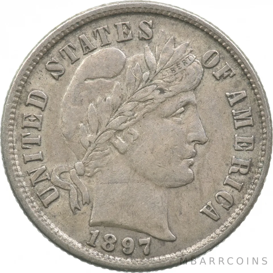 1897 Barber Dime *6900