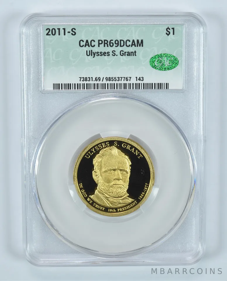 2011-S Presidential $1 Ulysses S Grant PR69 DCAM CAC CACg