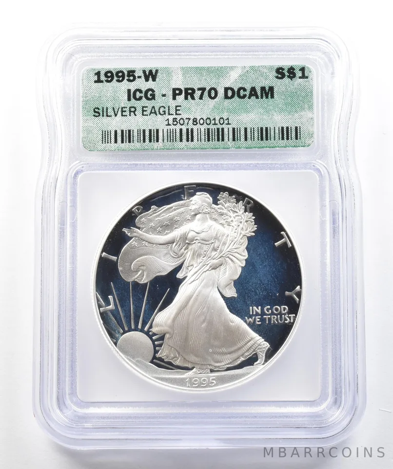 1995-W American Silver Eagle PR70 DCAM ICG *9897
