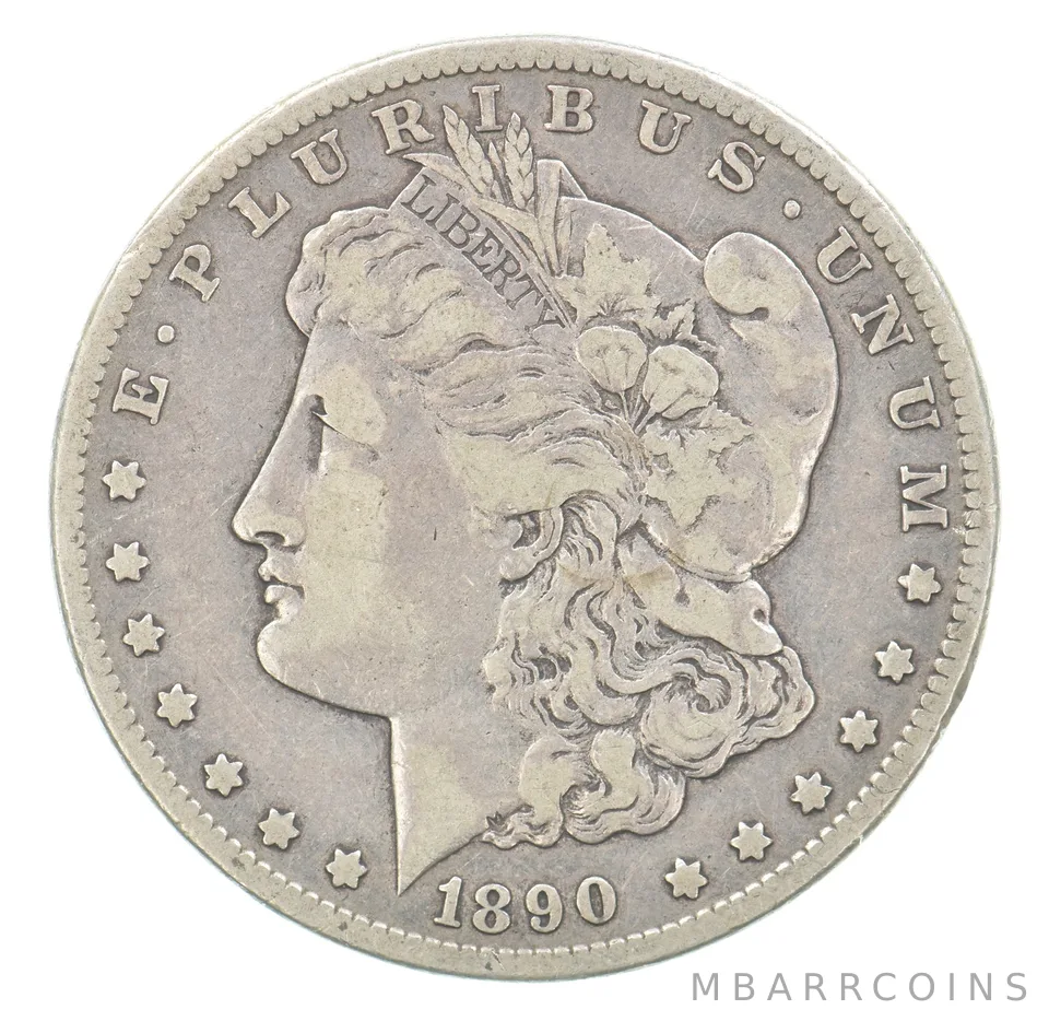 1890-CC Morgan Silver Dollar Beautiful Tone *0690