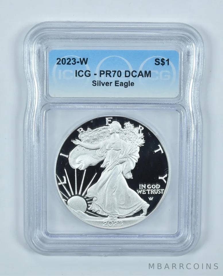 2023-W American Silver Eagle PR70 DCAM ICG