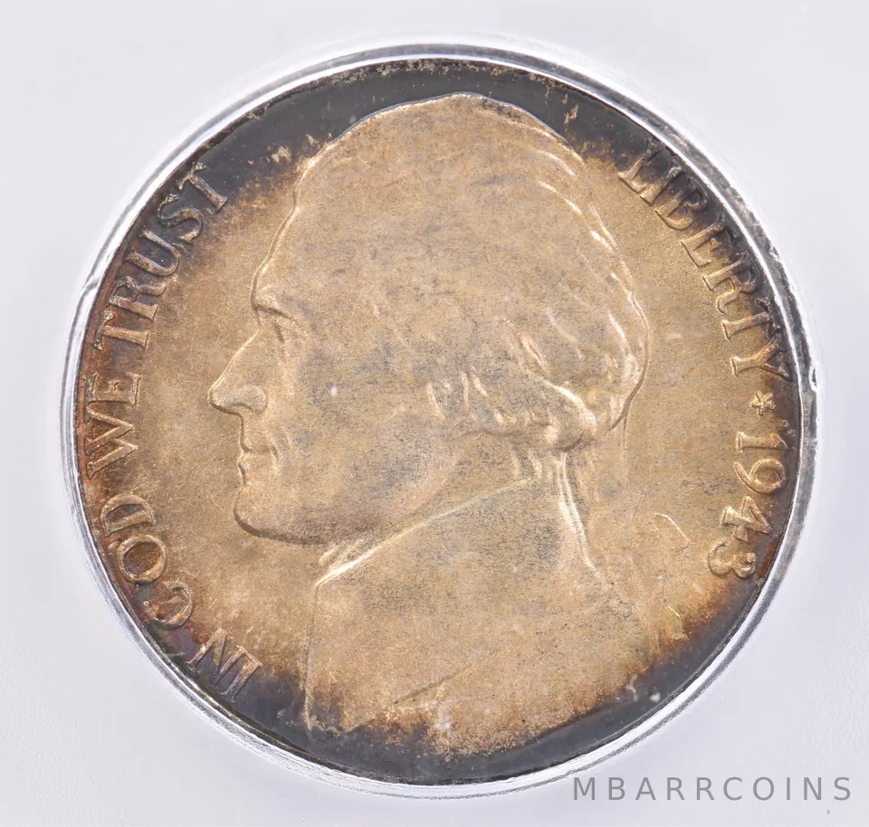 1943-S Jefferson Nickel MS67 FS ICG Beautiful Tone *2149