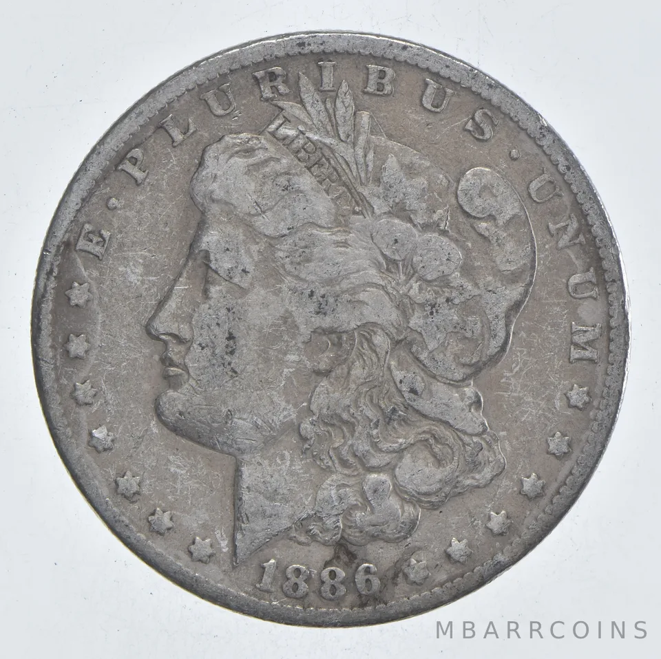 Early - 1886-O Morgan Silver Dollar - 90% US Coin *072