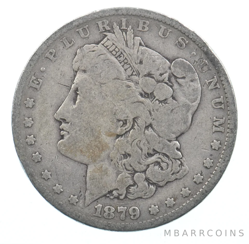 Early - 1879 Morgan Silver Dollar - 90% US Coin *881