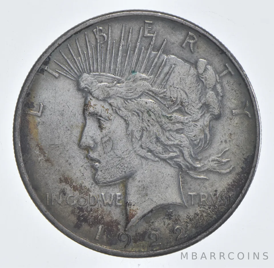 Better - 1922-D Peace Silver Dollar - 90% US Coin *708