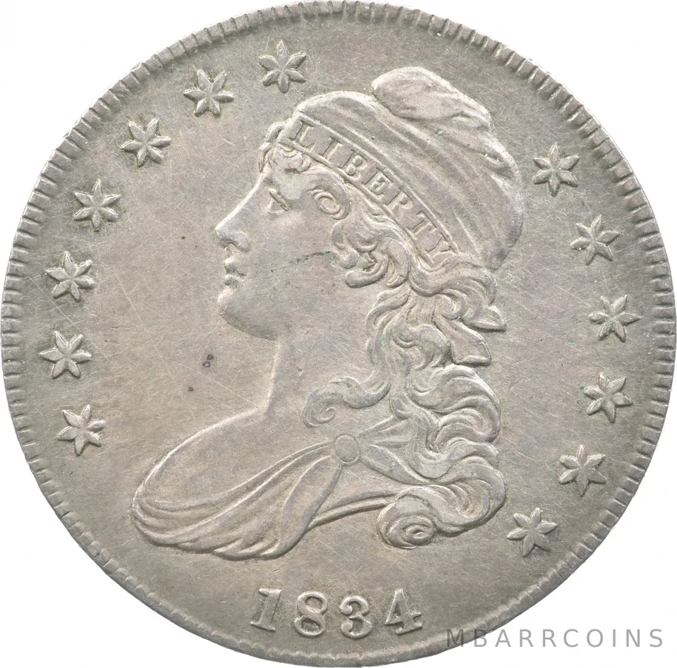 1834 Capped Bust Half Dollar SD/LD a8138