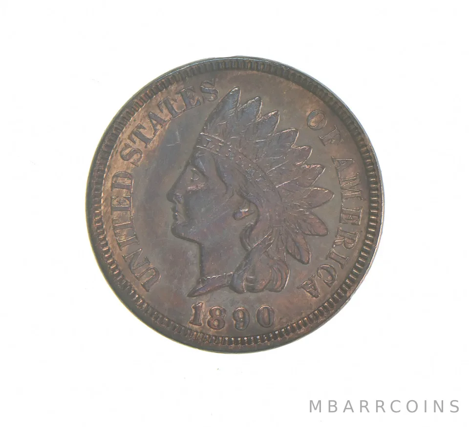 1890 Indian Head Cent a2417