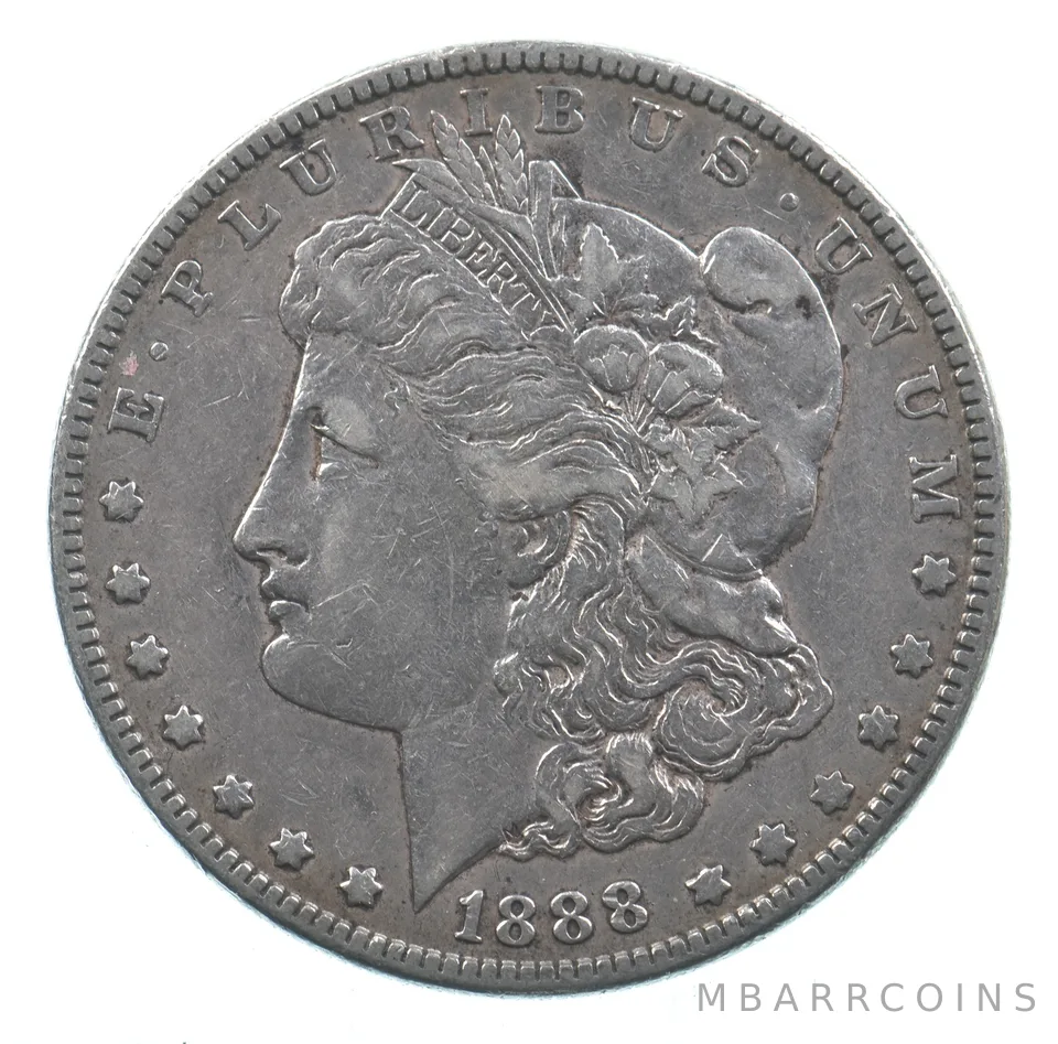 Early - 1888 Morgan Silver Dollar - 90% US Coin *708