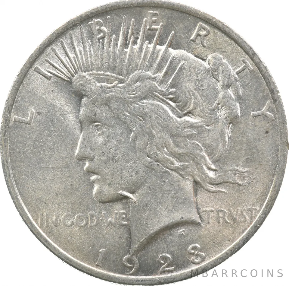 1923 Peace Silver Dollar Whisker Jaw *9212