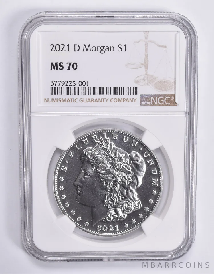 MS70 2021-D Morgan Silver Dollar NGC *1863