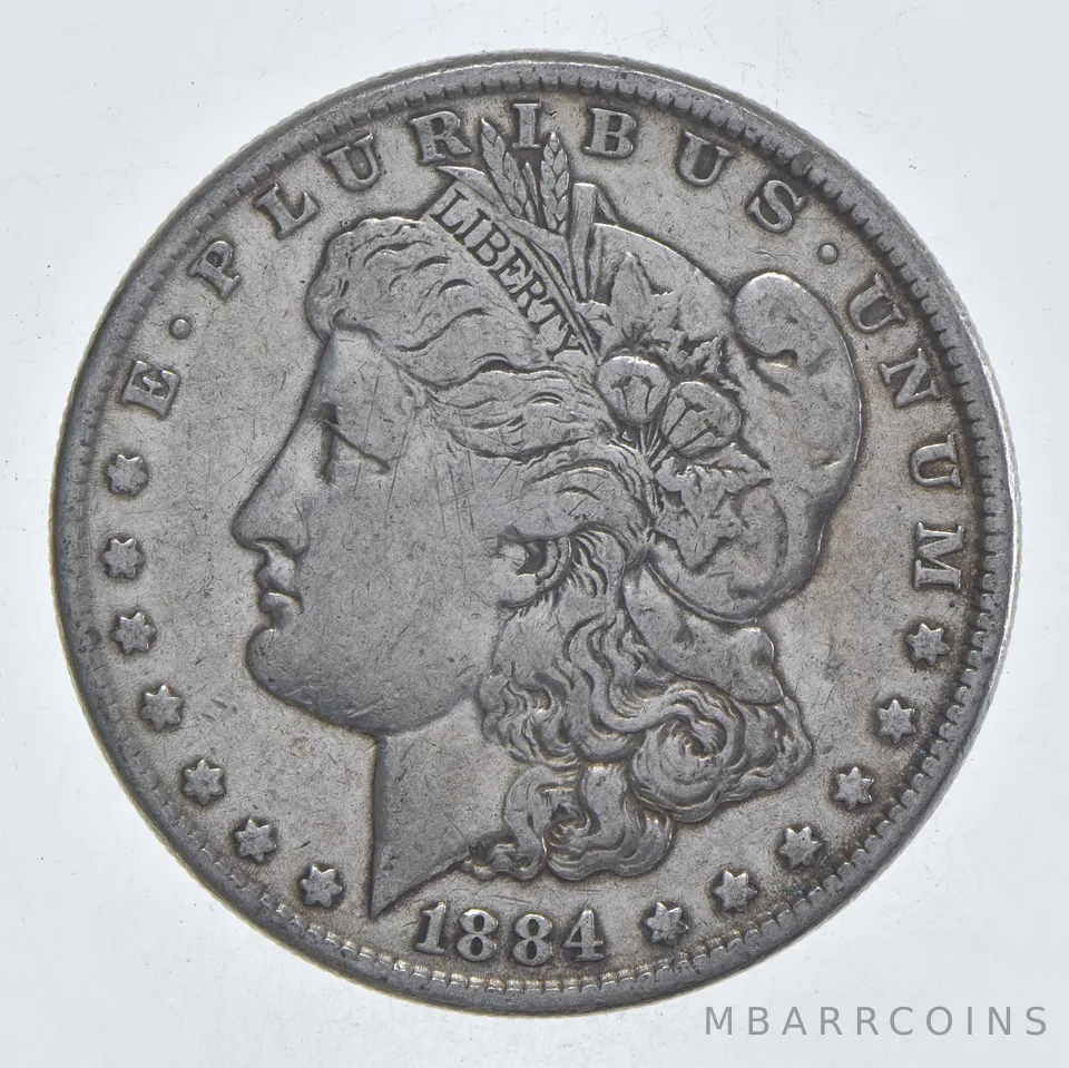 Early - 1884 Morgan Silver Dollar - 90% US Coin *140