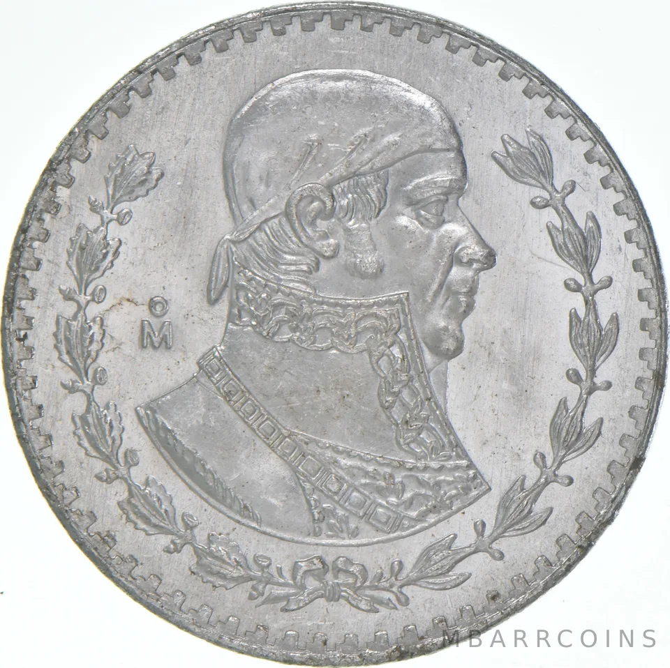 1967 Mo Mexico 1 Peso BU