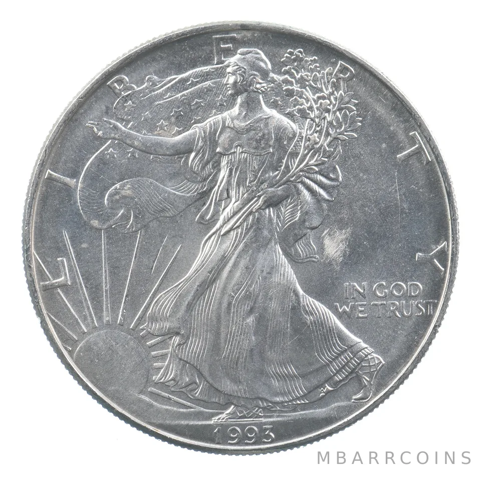 Better Date 1993 American Silver Eagle 1 Troy Oz .999 Fine Silver *889