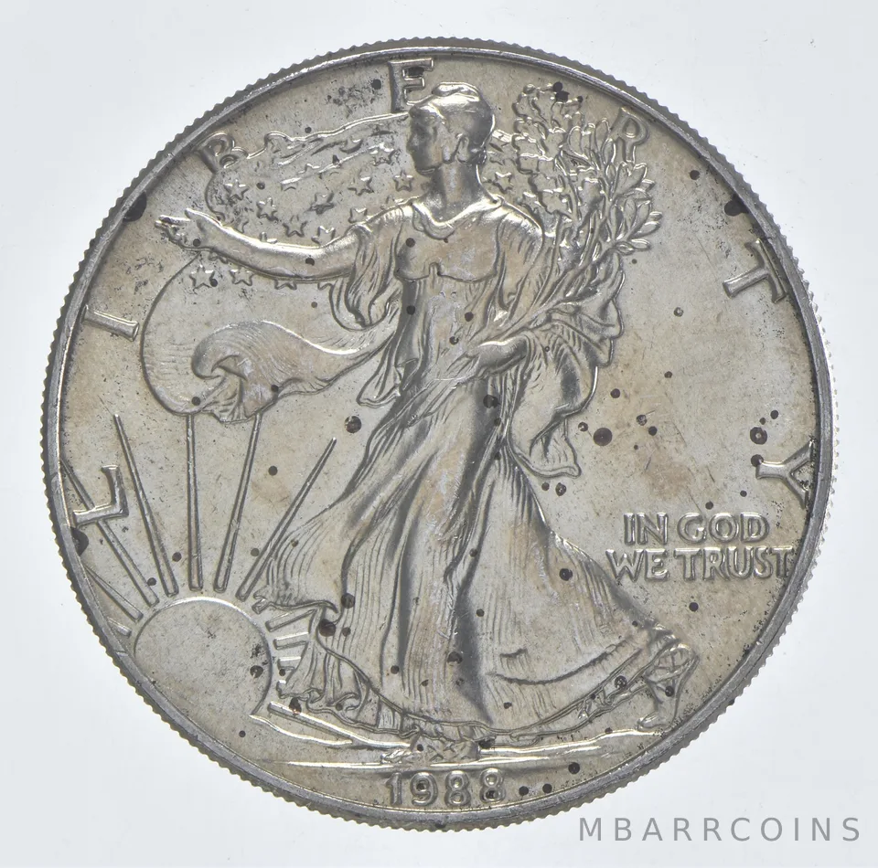 Better Date 1988 American Silver Eagle 1 Troy Oz .999 Fine Silver *183