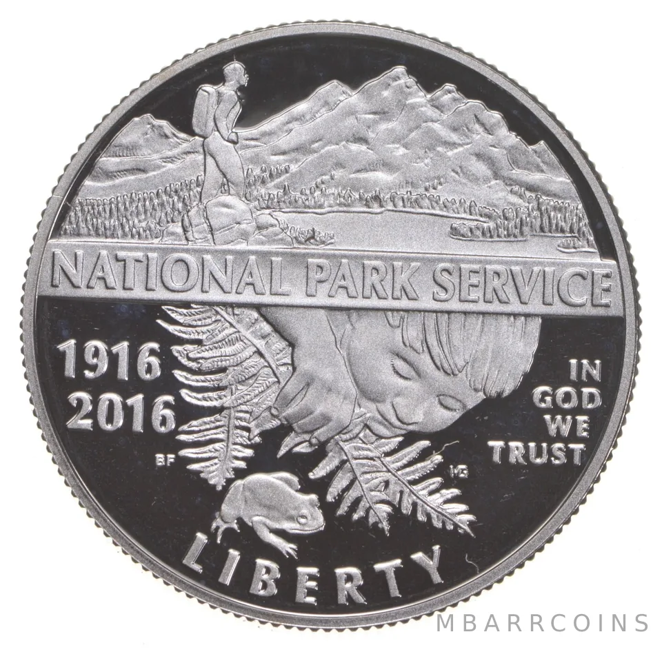 2016 Proof National Park Service NPS Centennial Commemorative Half Dollar