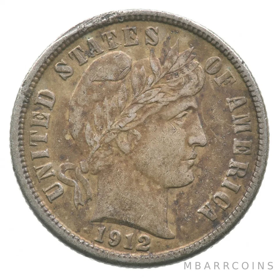 1912-D Barber Dime a8334