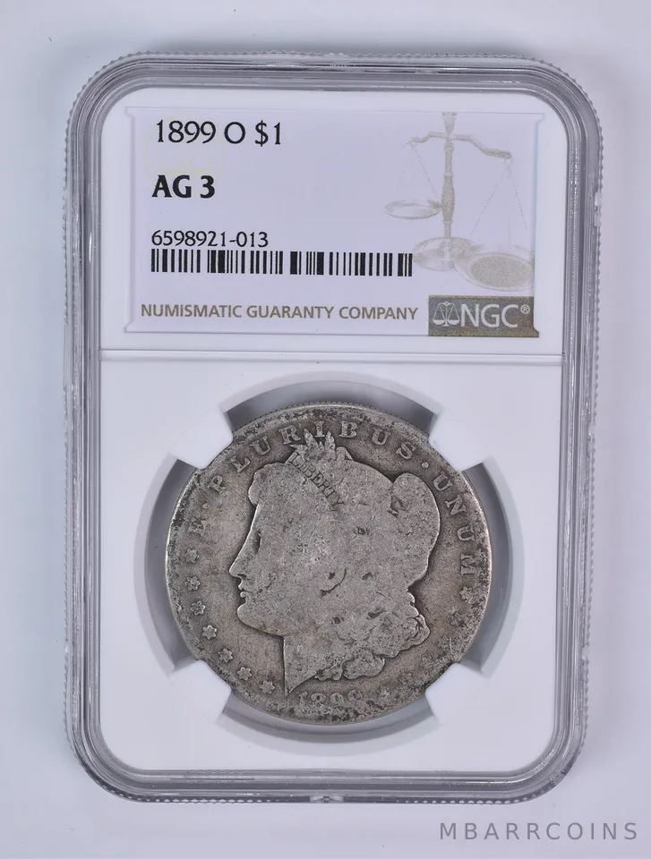 1899-O Morgan Silver Dollar AG3 NGC Lowball