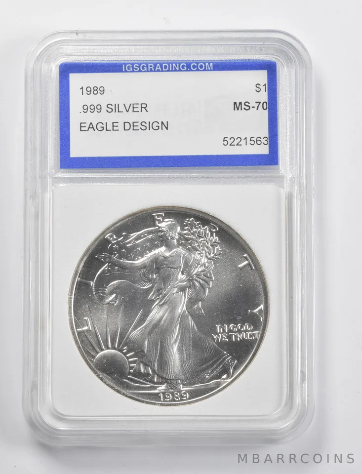 1989 American Silver Eagle *5276