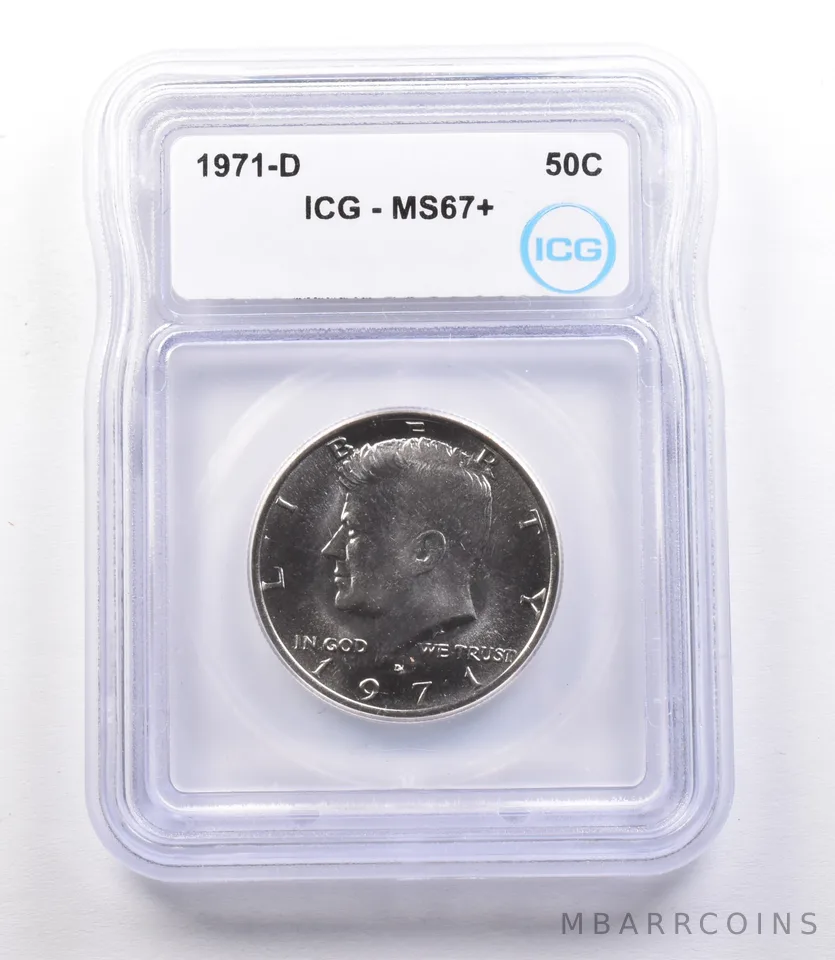1971-D Kennedy Half Dollar MS67+ ICG *1912