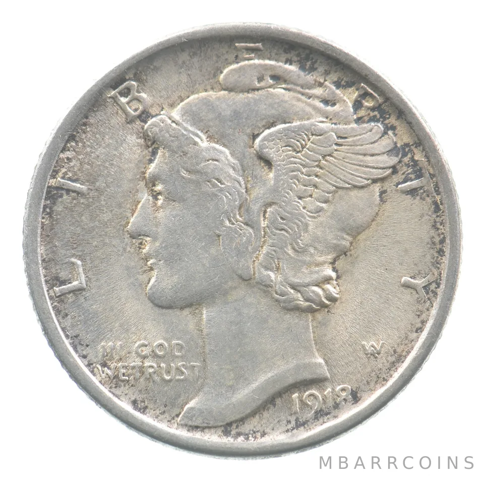 1918-D Mercury Dime *4509