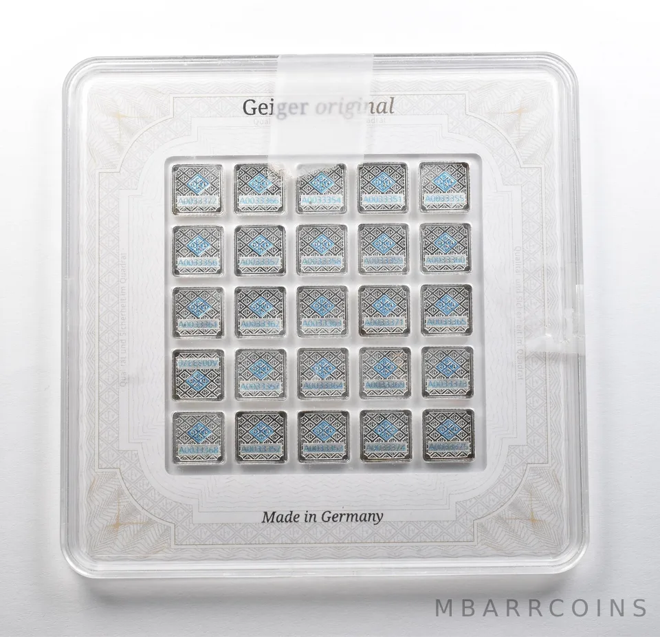 25 Gram Silver Geiger Original *9477