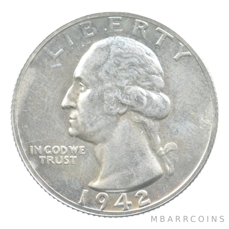 1942 Washington Quarter Proof *9690