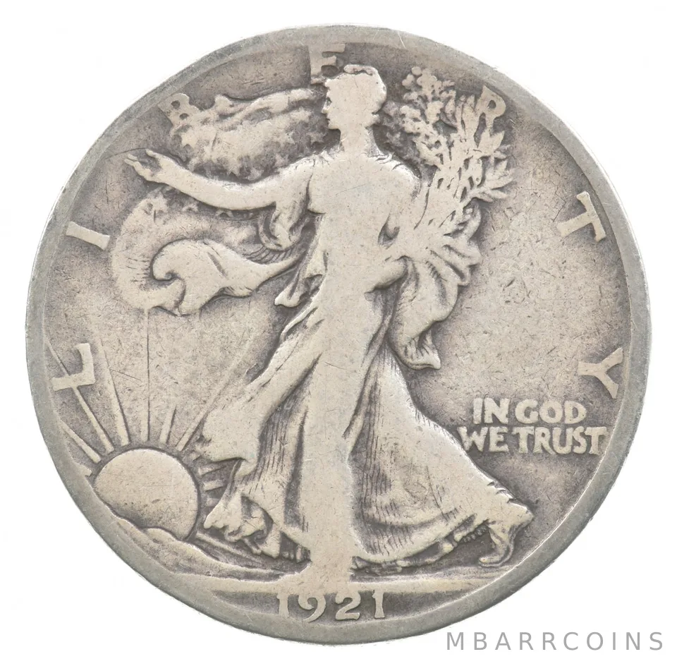 1921-S Walking Liberty Half Dollar *5996