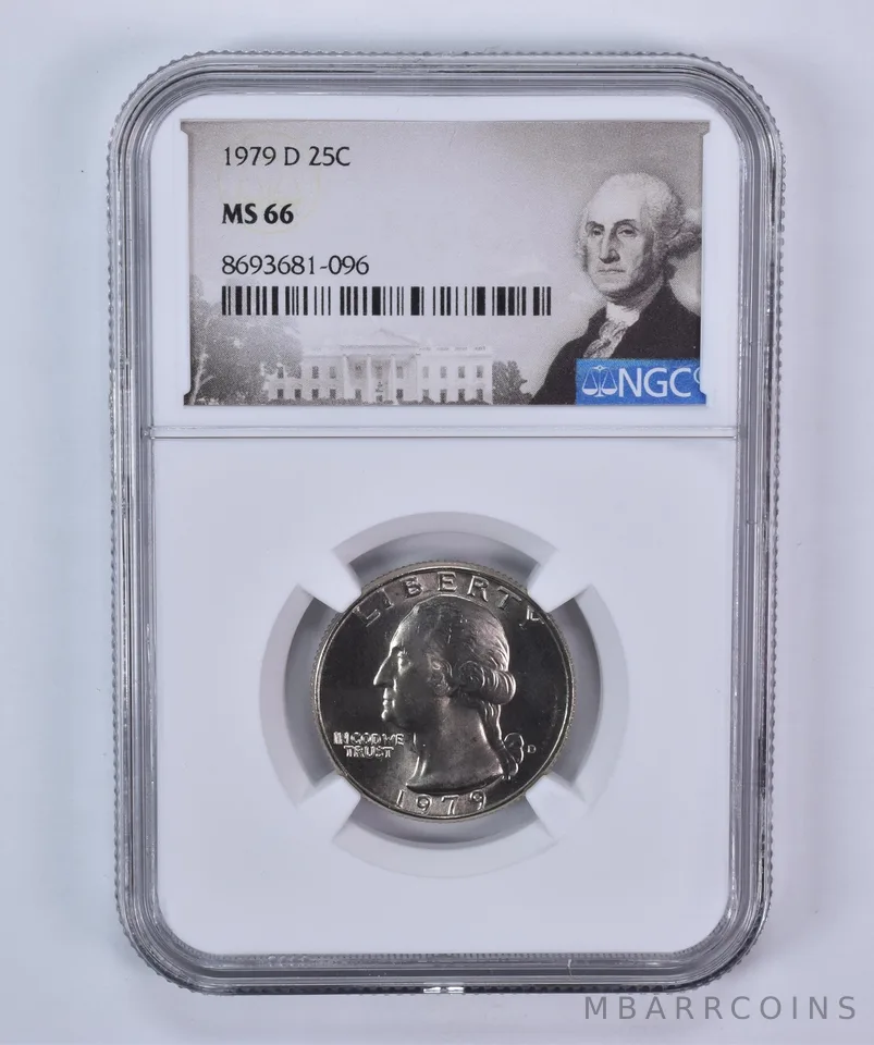 1979-D Washington Quarter MS66 NGC Special Label