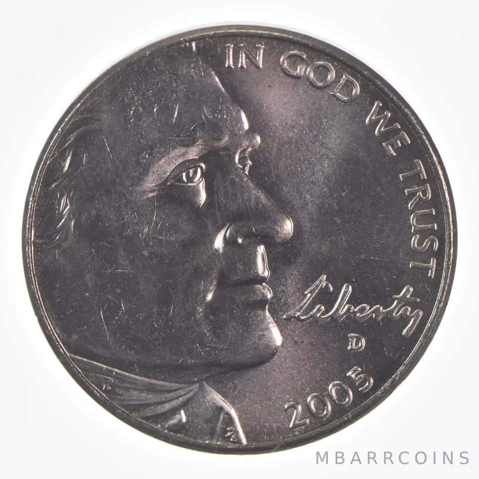 2005-D Jefferson Nickel Unc - Ocean in View