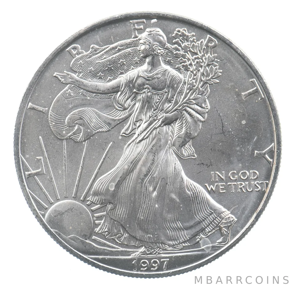 Better Date 1997 American Silver Eagle 1 Troy Oz .999 Fine Silver *894