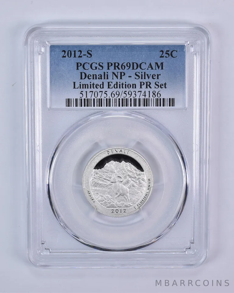 2012-S ATB Quarter Silver Denali Limited Edition Set PR69 DCAM PCGS