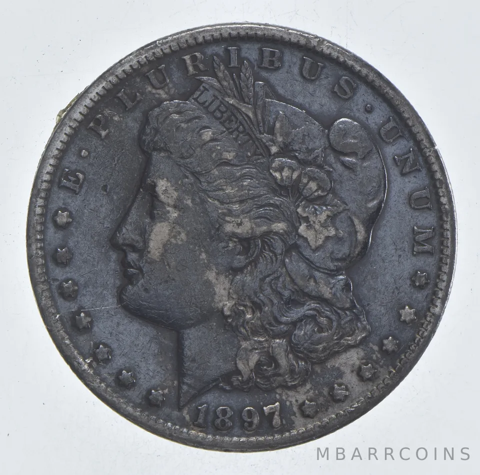 Early - 1897-S Morgan Silver Dollar - 90% US Coin *087