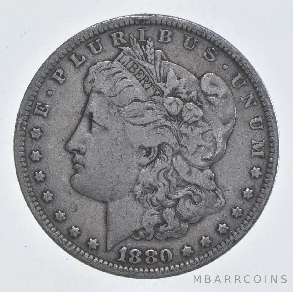 Early - 1880 Morgan Silver Dollar - 90% US Coin *065
