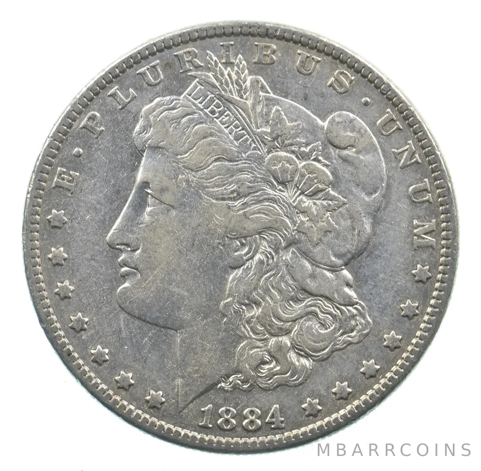 Early - 1884 Morgan Silver Dollar - 90% US Coin *768