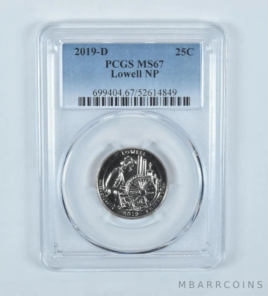 2019-D Washington Quarter ATB Lowell MS67 PCGS