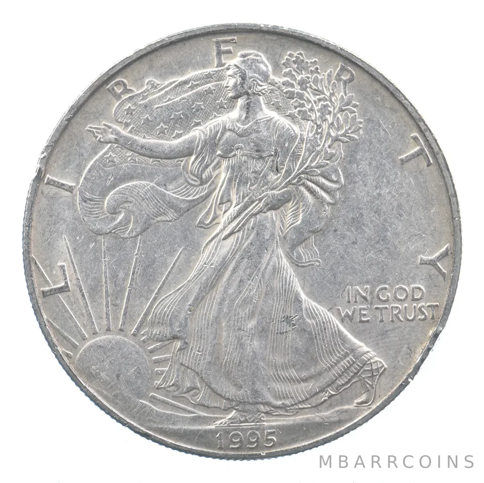 Better Date 1995 American Silver Eagle 1 Troy Oz .999 Fine Silver *842