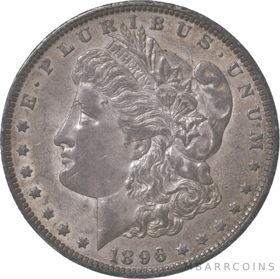 1896-O Morgan Silver Dollar a7100