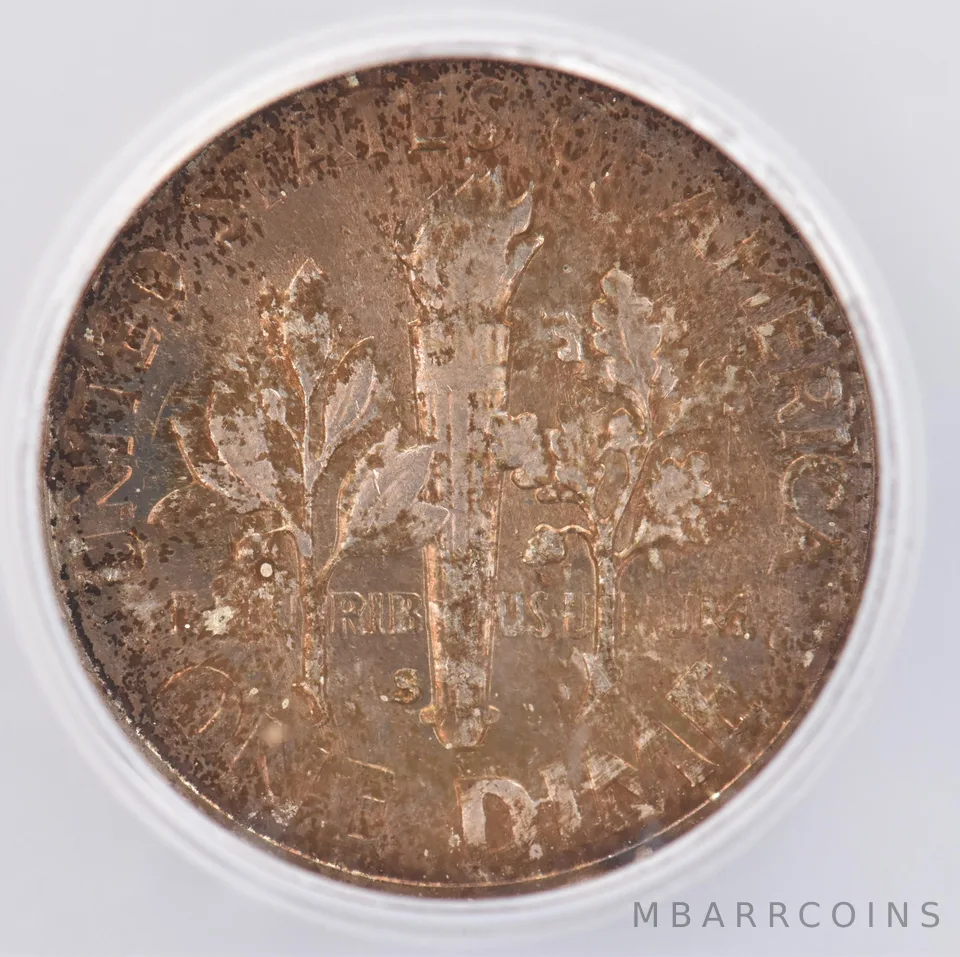 1948-S Roosevelt Dime MS67 ICG Beautiful Tone *0857