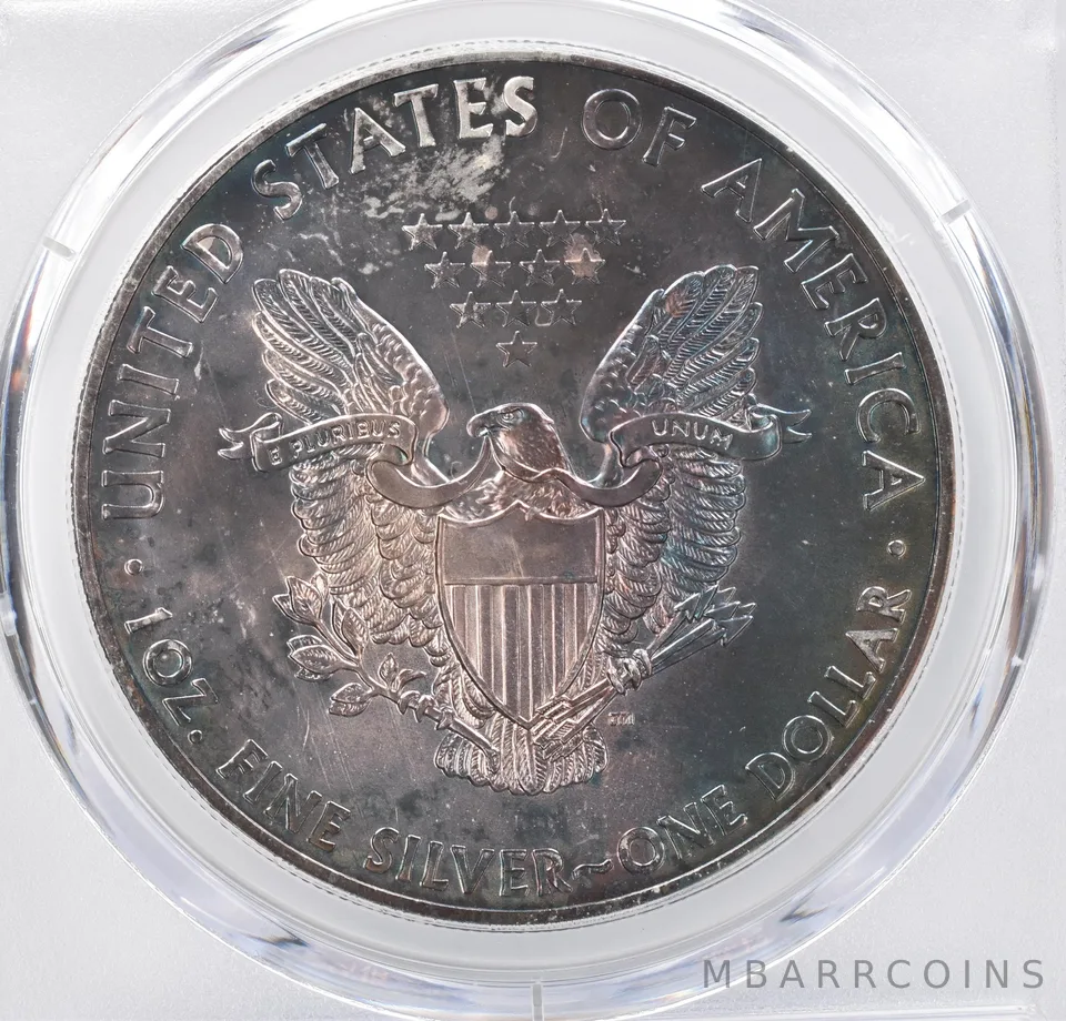 2015 American Silver Eagle MS68 PCGS Beautiful Tone *1210
