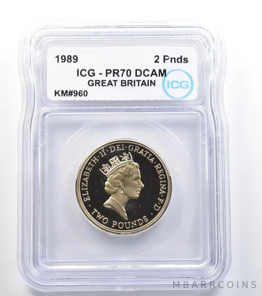 1994 Great Britain 2 Pounds KM#960 PR70 DCAM ICG a7871