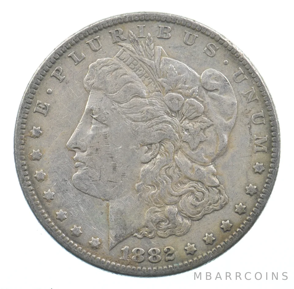 Early - 1882 Morgan Silver Dollar - 90% US Coin *584