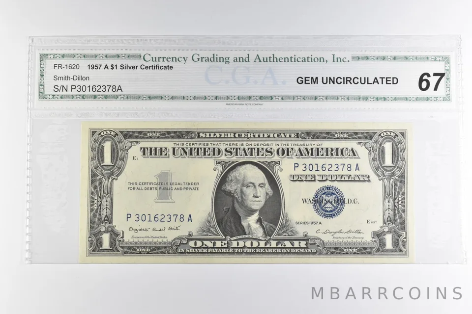 $1 1957-A US Silver Certificate Blue Seal FR-1620 *8149