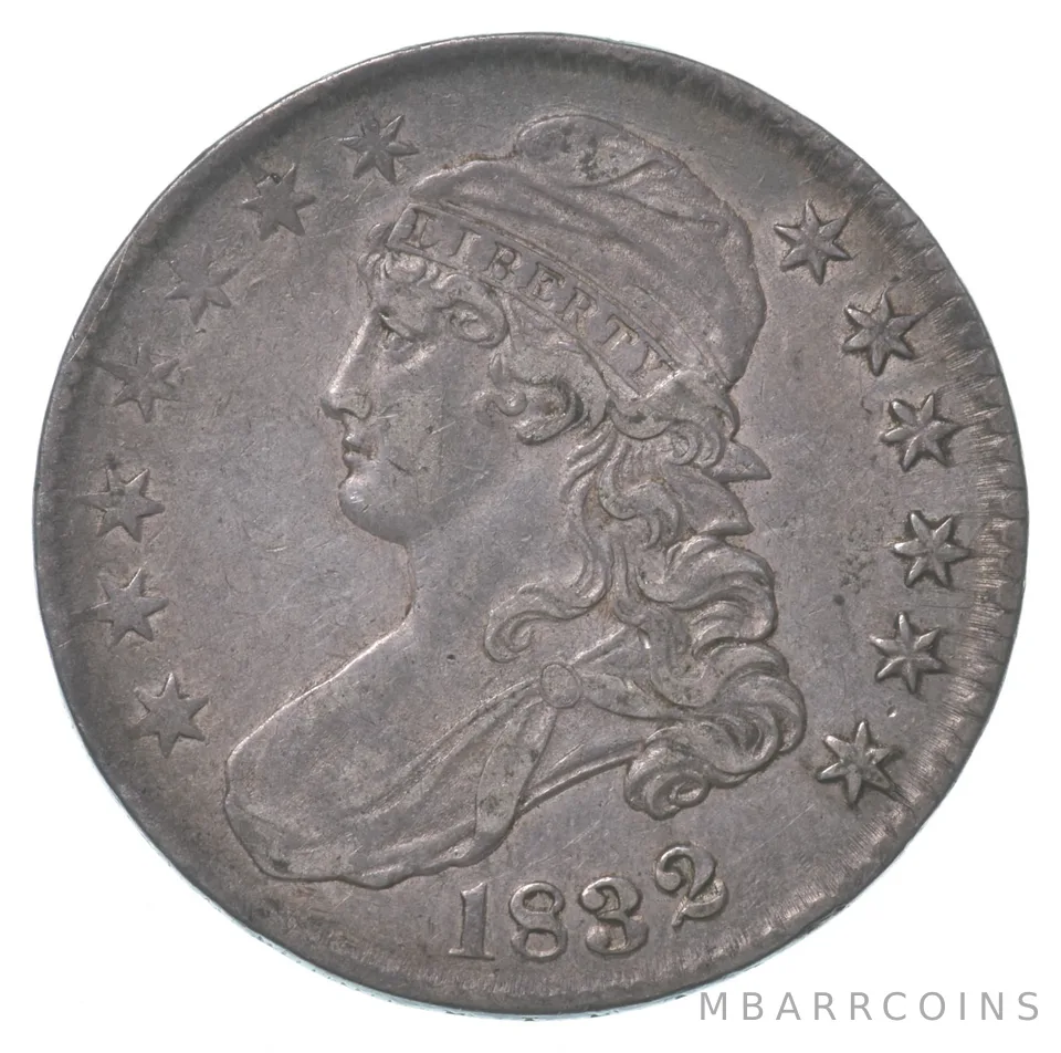 1832 Capped Bust Half Dollar 115 *8692