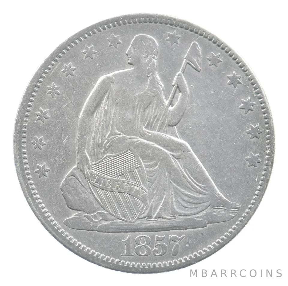 1857 Seated Liberty Half Dollar *3511