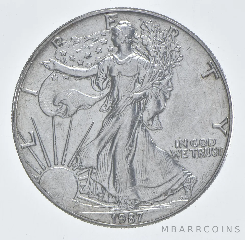 Better Date 1987 American Silver Eagle 1 Troy Oz .999 Fine Silver *121
