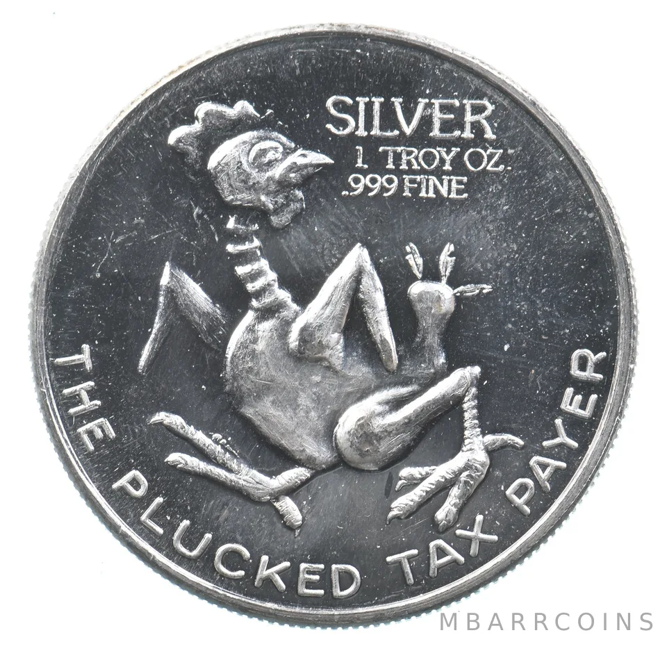 VINTAGE Art Bar/Round The World Trade Unit 1 Oz. .999 Silver 1 Troy Ounce *196